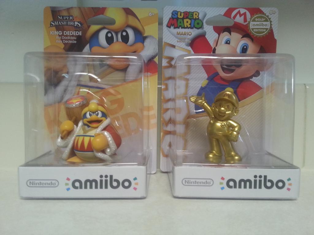 _PokemonCards_'s tweet image. Amiibo for sale! Need to get rid of them!
King Dedede: $30
Gold Mario: $45
Ness: $30
Jigglypuff: $30
Pac-Man: $20