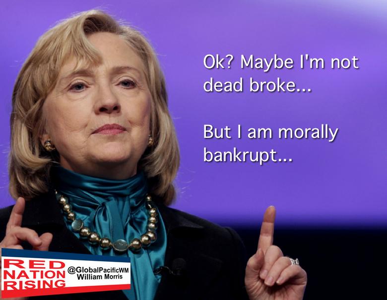 GlobalPacificWm's tweet photo. #WakeUpAmerica #RedNationRising 

It's amazing there is anyone left who believes in #Hillary2016 

#SeeingRedYet? http://t.co/vL2mtCdQkV