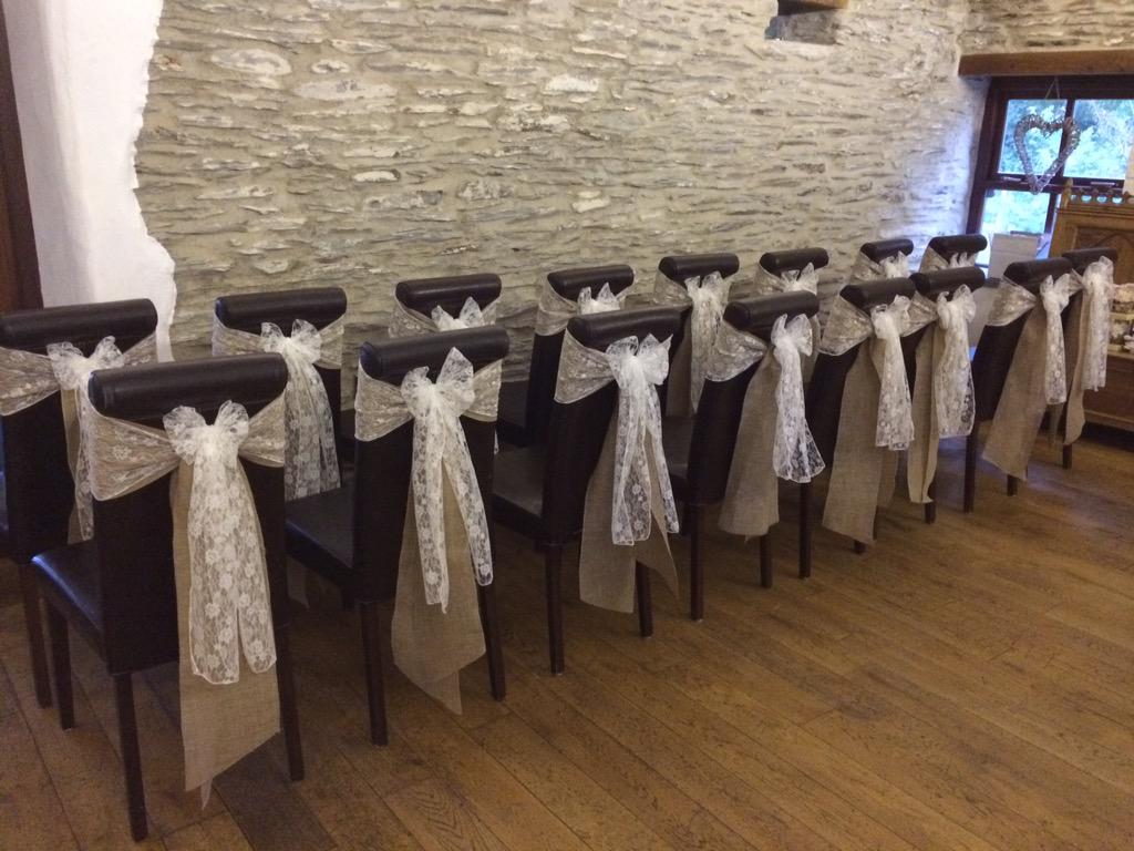 Chris707John's tweet image. Another hessian &amp;amp; lace @Jabajak #differentdesign #rustic # nocovers #Carmarthenshire