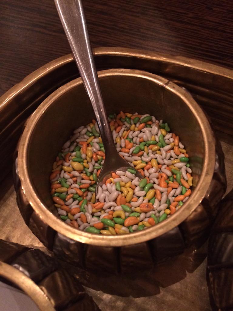 antanddec's tweet photo. Does anyone, anywhere ever have a go on this at the end of an Indian meal!? 
D http://t.co/VjVBVeBsEr