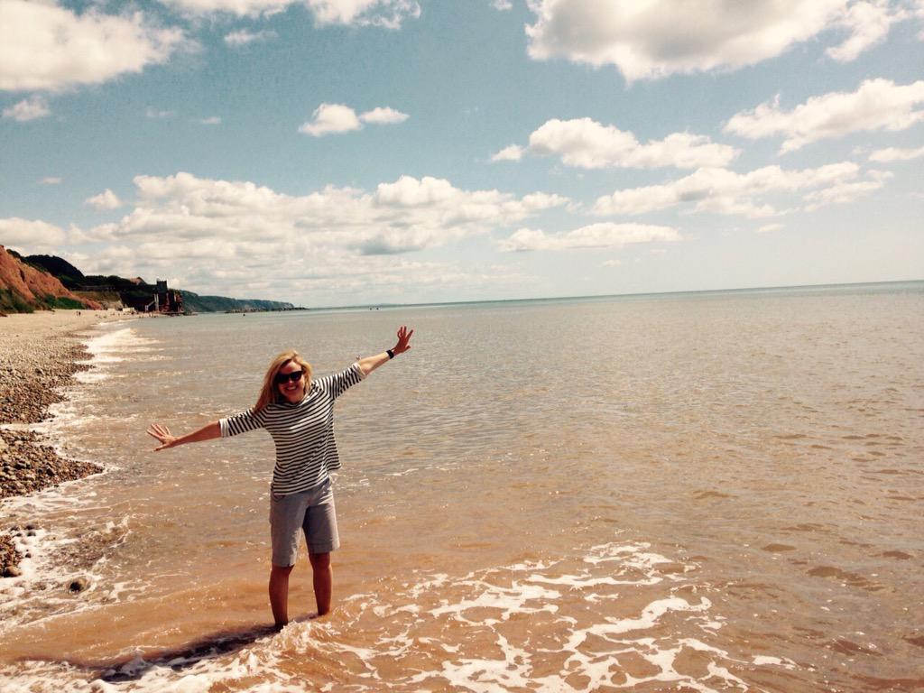 I loved this photo. Until my friend pointed out I look like I have stumps for feet. #Devon
