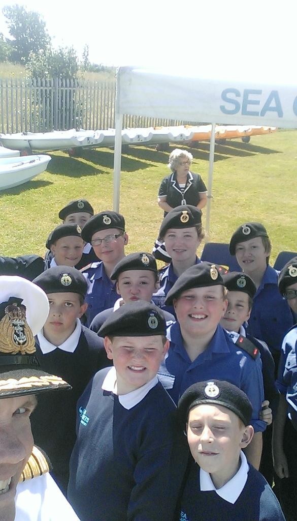 Fantastic day with both joint Cleverly Trophy winners: Barrow &amp; Ashington juniors at their <a href="/SeaCadetsUK/">Sea Cadets</a> camp. BZ
