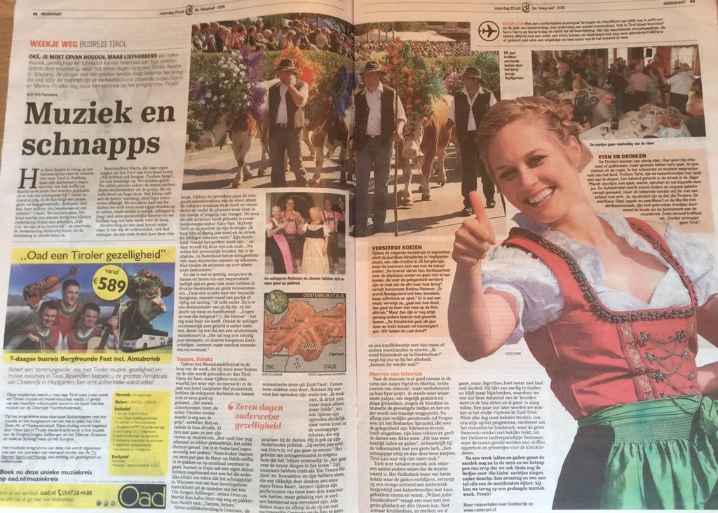 Najaarsreis met volksmuziek door topartiesten en unieke folkloristische almabtrieb #Oad oad.nl/vakantie-type/…