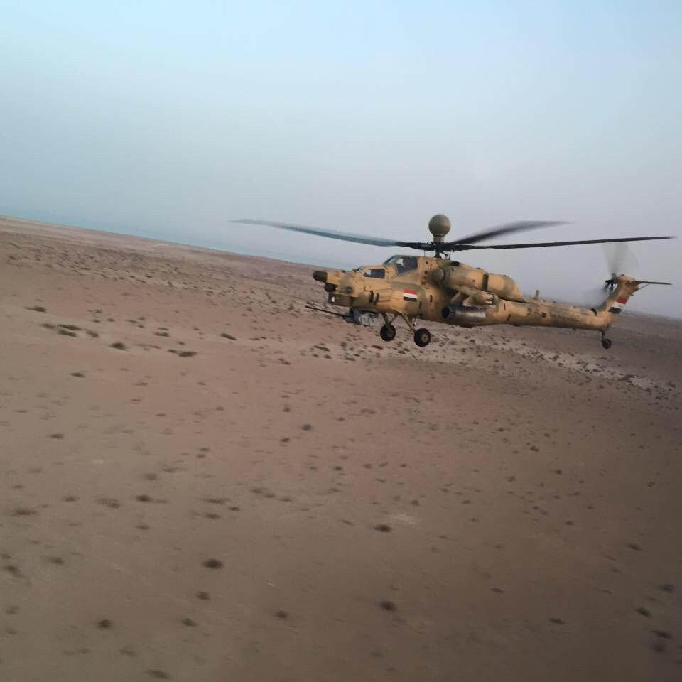 مروحيه Mi-28 العراقيه تدخل الحرب  CKykJftXAAEi0hr
