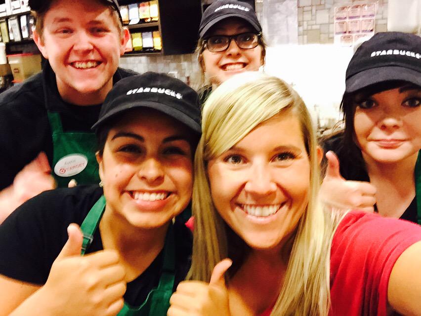 jaclynturner09's tweet photo. Sampling all over the store! #drivethevibe #bestteaminretail @SteDeena @MaggieThaden @ButrynMatt @ISUAmy @gormano329 http://t.co/nJ7UwetLDA