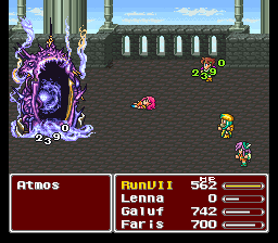 Active_ate's tweet image. Couldn't find an easy way to Sleep Atmos, but a few Drain Kisses did the trick. @FF5ForFutures #FF5FJF2015 #Run7 #up