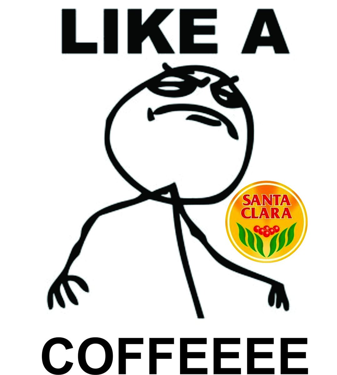 LIKE A COFFEEE <a href="/cafe_santaclara/">Café Santa Clara</a>  #SantaClaranaCP #DesafiodoMemeSCnaCP