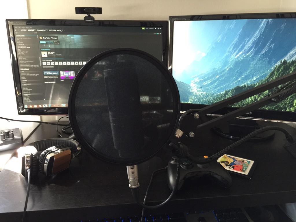 Killer_Respec's tweet photo. Recording setup #GoodAlchemy http://t.co/iZDLii005u