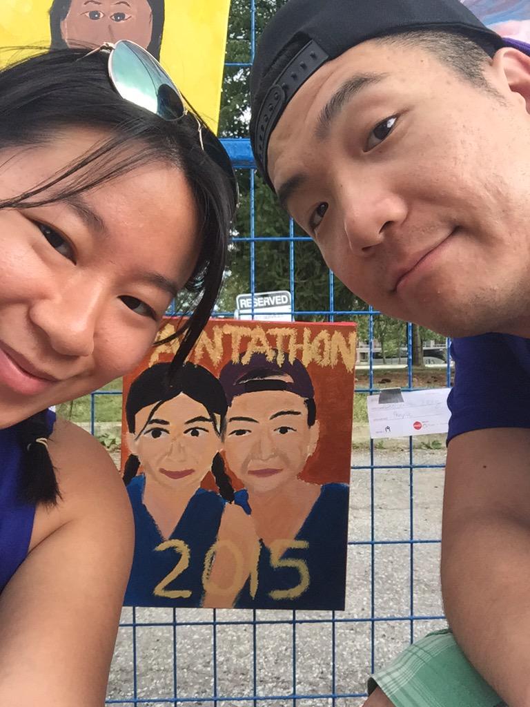 rosanazeng's tweet photo. Who do they look like? 😏 #SocialPainting @Paint_A_Thon http://t.co/esuzbUBHFe