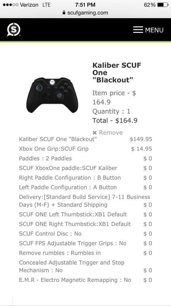 _TwoFaceGames's tweet photo. @KOSDFF Just ordered my kaliber blackout Scuf! #usecodekosdff http://t.co/yFdPgCdqA8