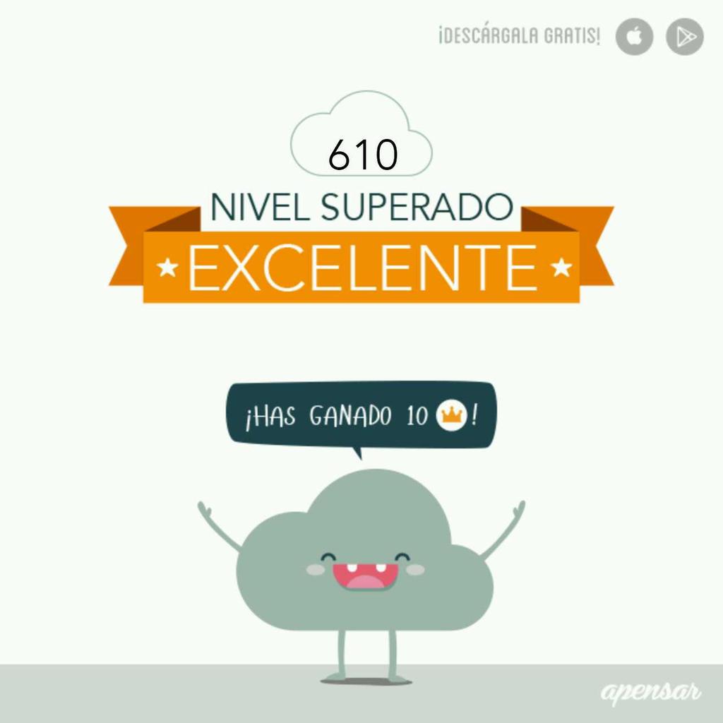 ¡Me encanta jugar #Apensar! Disponible en App Store icogr.com/1BCnKxL y en Google Play icogr.com/19hBnIt