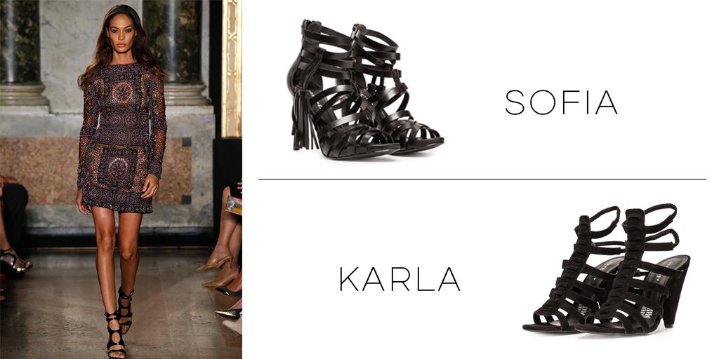 Emilio Pucci propone sandalias para tu look. Nosotros proponemos nuestros modelos Sofía y Karla. #sueñaconlospies