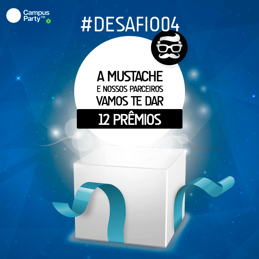 #DESAFIO04 Vamos dar 12 PRÊMIOS de uma vez só! #mustachenacp #cprecife  #cpr4