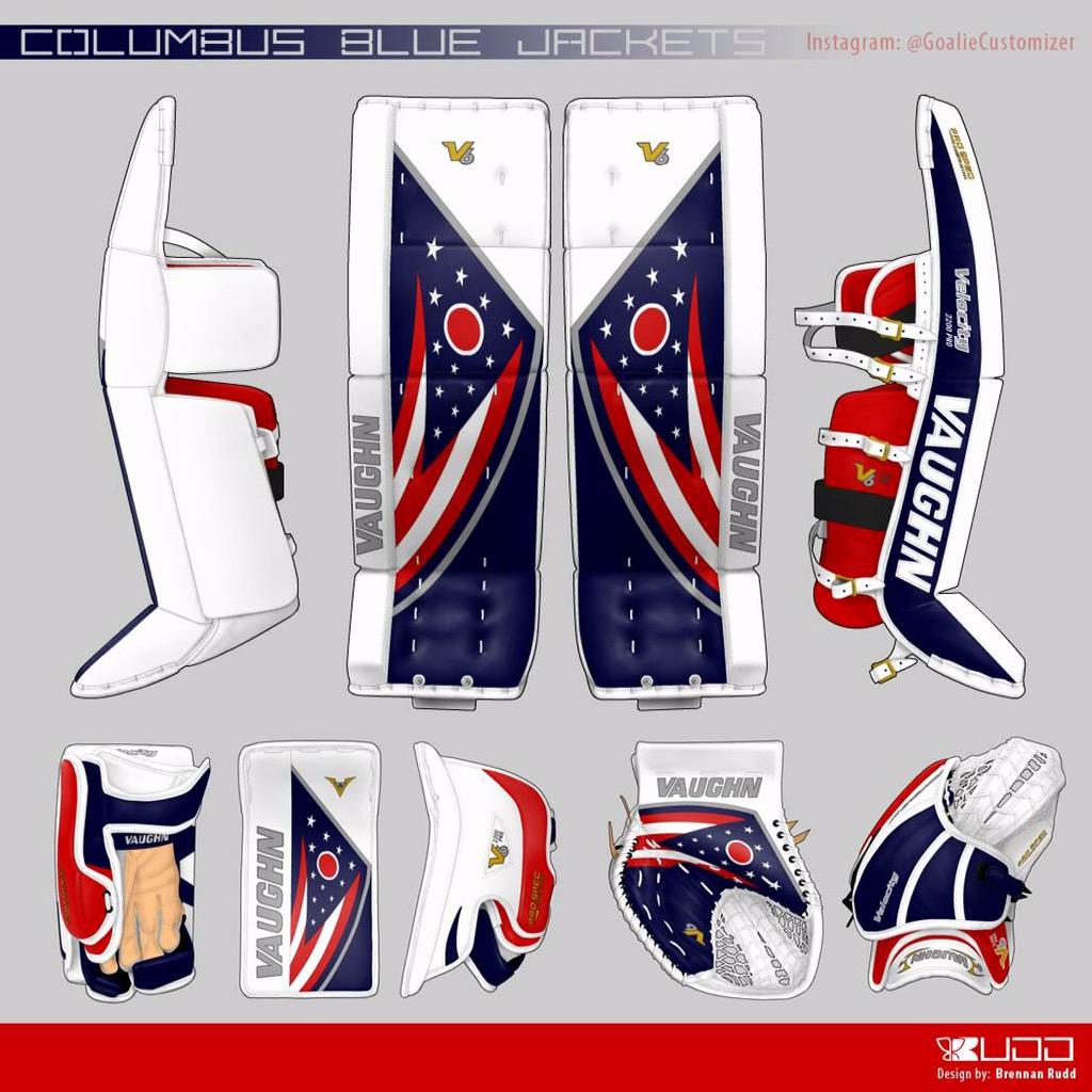 FanlyHockey's tweet photo. Stars, Hawks, Blue Jackets &amp; Avalanche. Four more sick #NHLConceptGraphics. Imagine Lehtonen in those Dallas Vaughns! http://t.co/bFEoXYoSGa