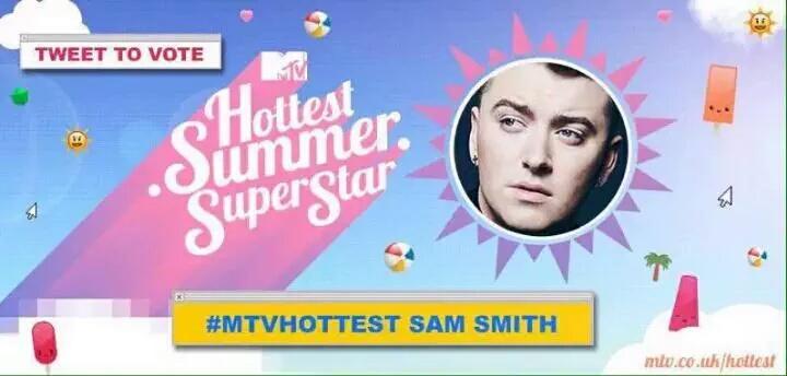 littlesailorjel's tweet photo. Retweet/Quote to vote 

 #MTVHottest Sam smith http://t.co/KHAZKll9Vt