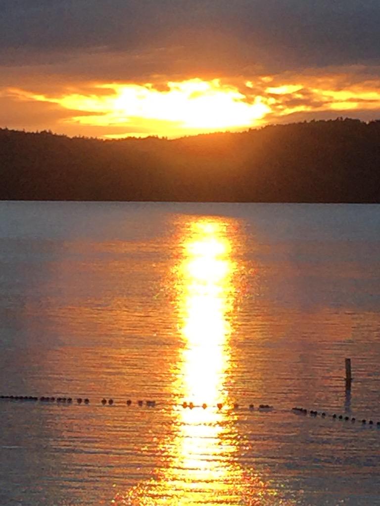 Sunset on #kennebecasisriver #QuispamsisNB