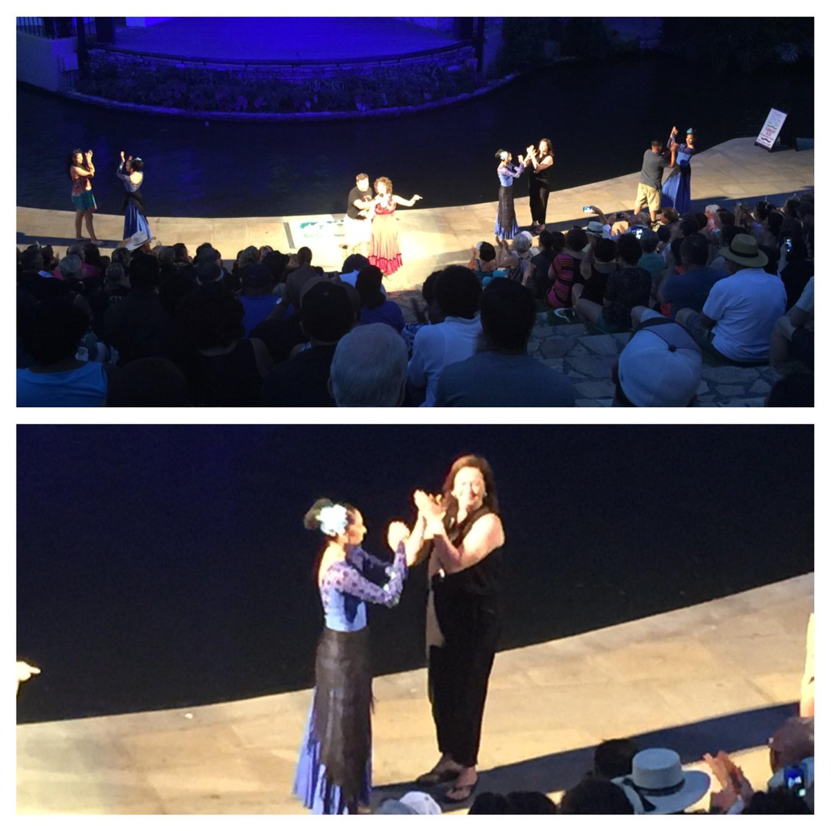 USPCA's tweet photo. Enjoying @FiestaNocheSA with #USPCA2015 and our own @LavishtoLite got called on stage! http://t.co/3fOZsNIq26