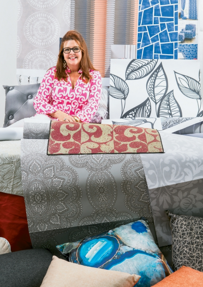 IntegraFabrics's tweet image. Our beautiful leader, Debbie, in @GrandStrandMag talking about her     world-famous resort fabrics! #ArtworkAtCheckIn