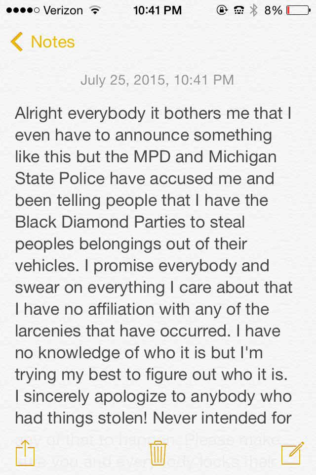 BlackDiamondLS's tweet image. Just letting everybody know...