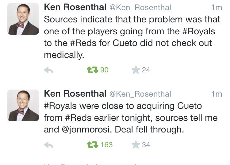 .<a href="/Ken_Rosenthal/">Ken Rosenthal</a> on Royals/Reds trade for Cueto.