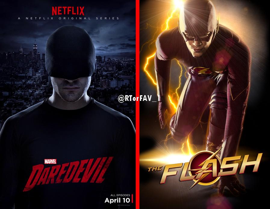 REQUESTED 
RT for Daredevil
FAV for The Flash