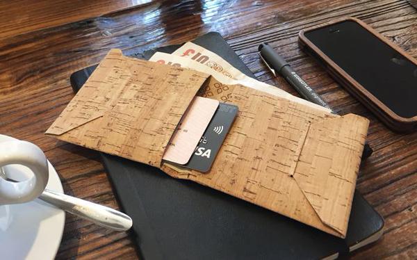 Origami One Cork Wallet seraphmade.com/products/origa… by <a href="/Seraphmade/">Seraph & Co</a> via coolpile.com #Cool #Gear #Handmade #Laser