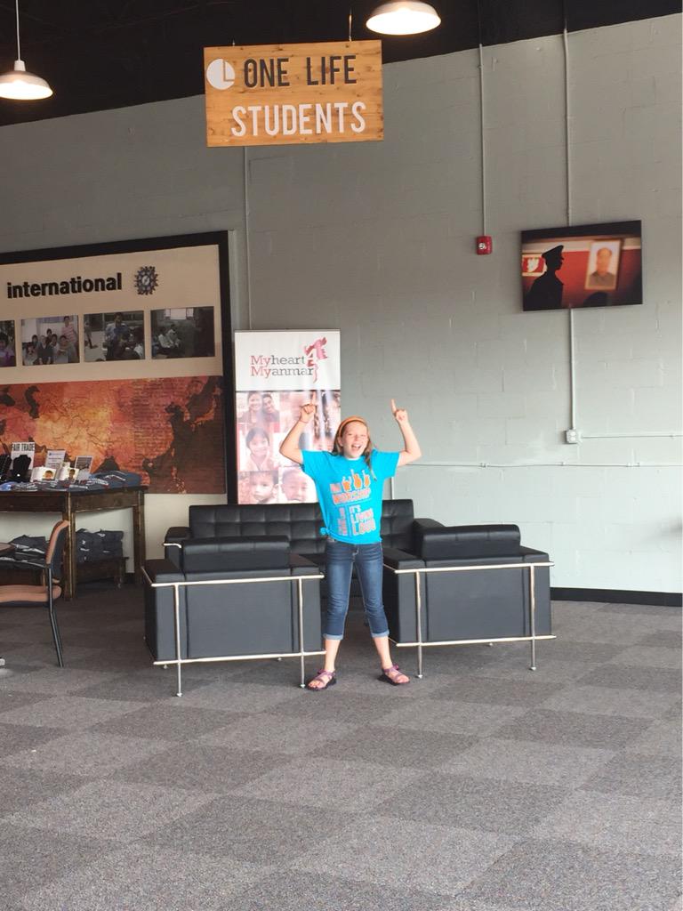 It's promotion Sunday!!! And someone is excited. <a href="/OneLife_Student/">OL Students Hendo</a>