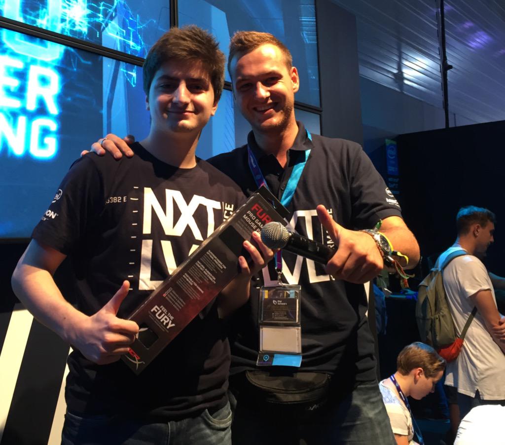 <a href="/MedionDE/">Medion Deutschland</a> <a href="/gamescom/">gamescom</a> @NumberguyHS and here goes the winner! Walking away with a massive FURY mouse pad :)