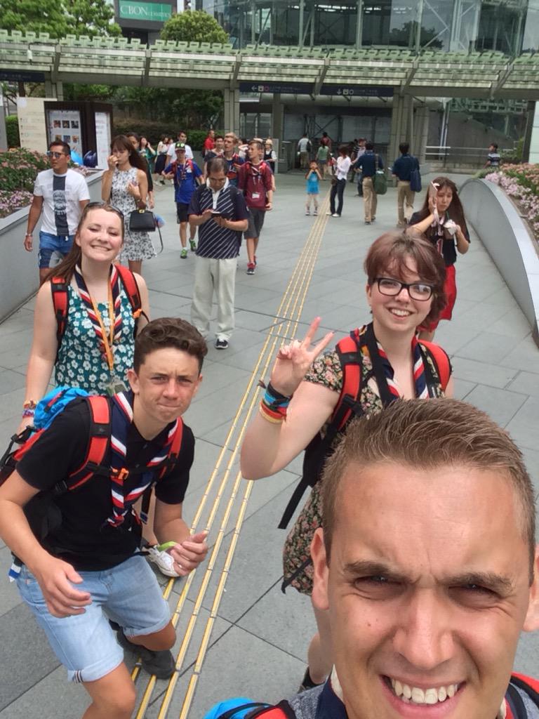 Unit50Japan's tweet photo. Some fun from bullet patrol today #japan2015 #unit50 http://t.co/NxikO2PoOv