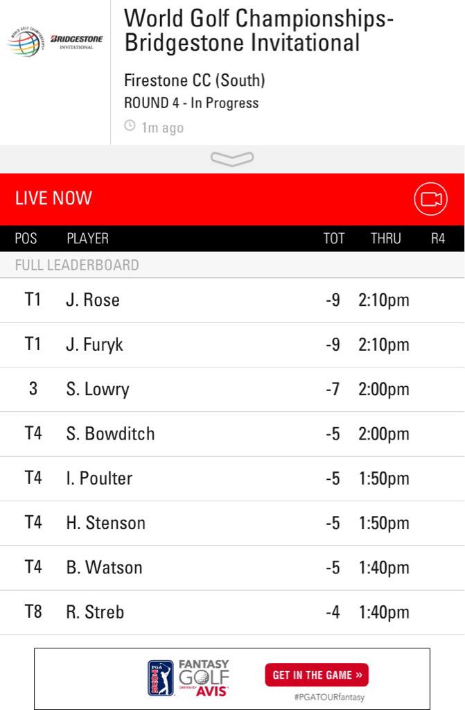 TaylorMadeSA's tweet image. Play well Rosie! #WGCBridgestone #finalgroup