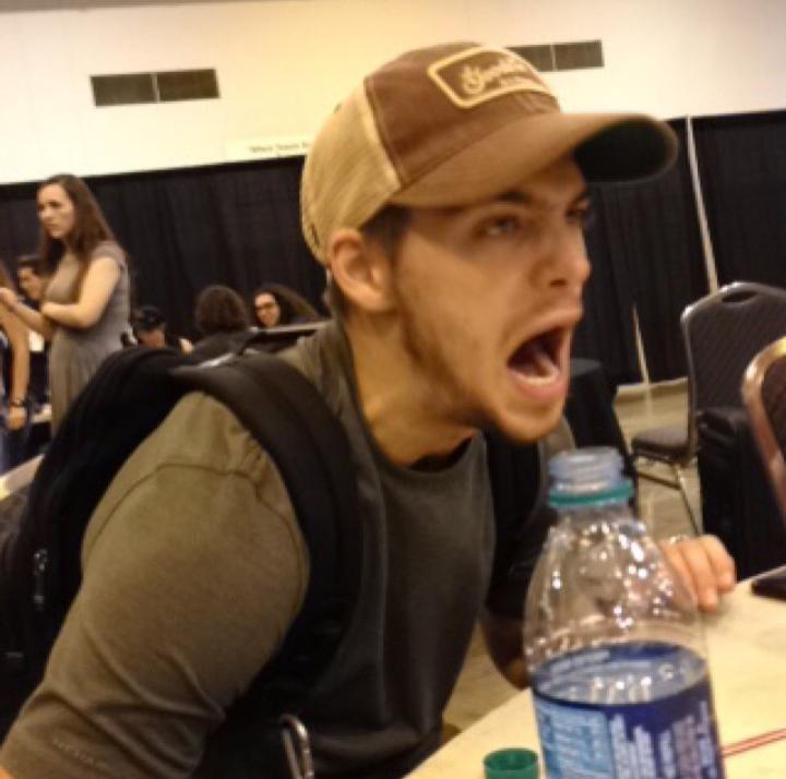 When someone tries to touch my food.