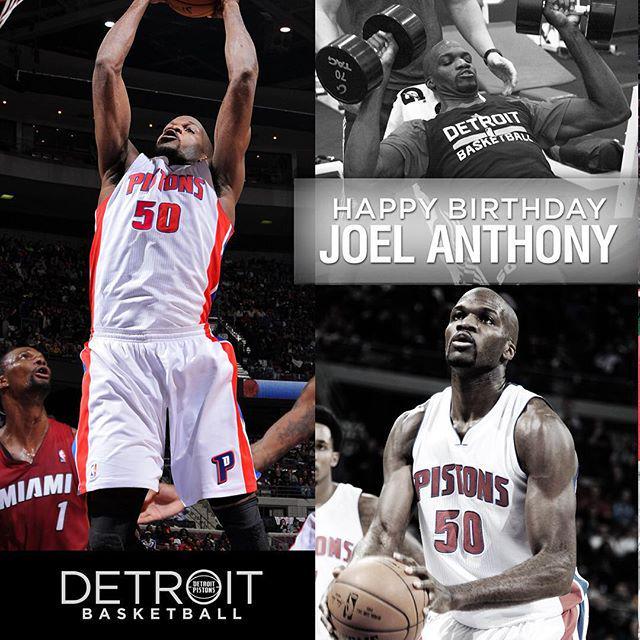 Let\s wish Joel Anthony a very Happy Birthday! by detroitpistons 