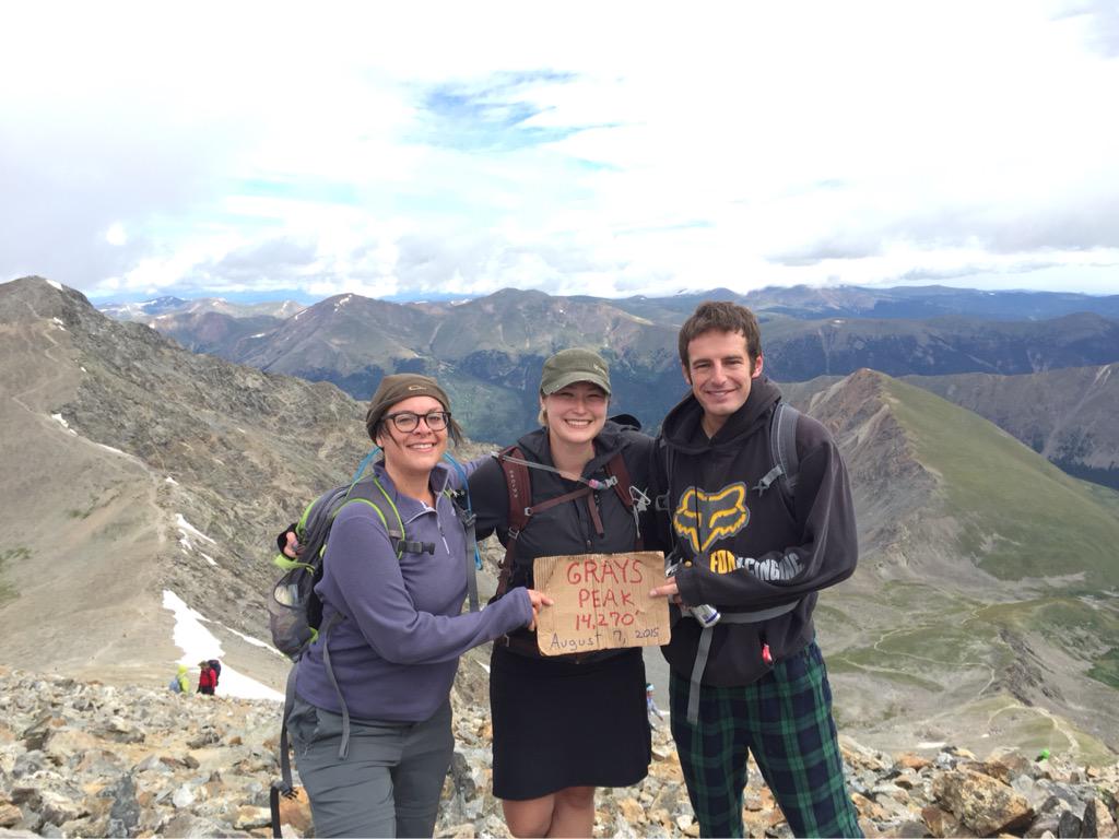 4grim's tweet photo. Day after my first time on a 14er and I got a two for one deal! #colorado54 http://t.co/Kvt8Pc4sZ8