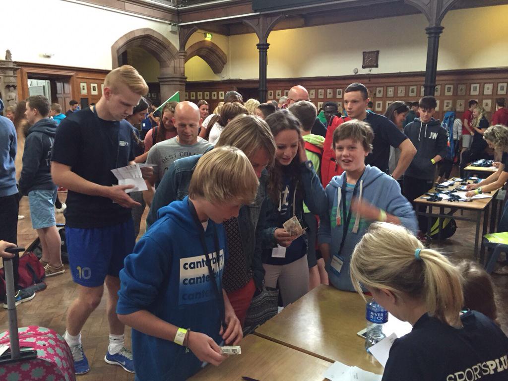 sportsplusCIS's tweet photo. Young people arriving thick and fast at #Repton and #Belfast2 for the last week of #SportsPlus2015 #mixedemotions http://t.co/jdvZxZZJ6V