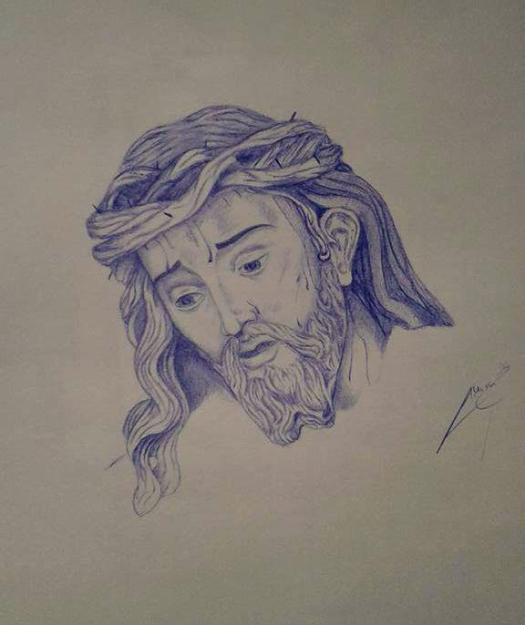 Dibujo a boli.