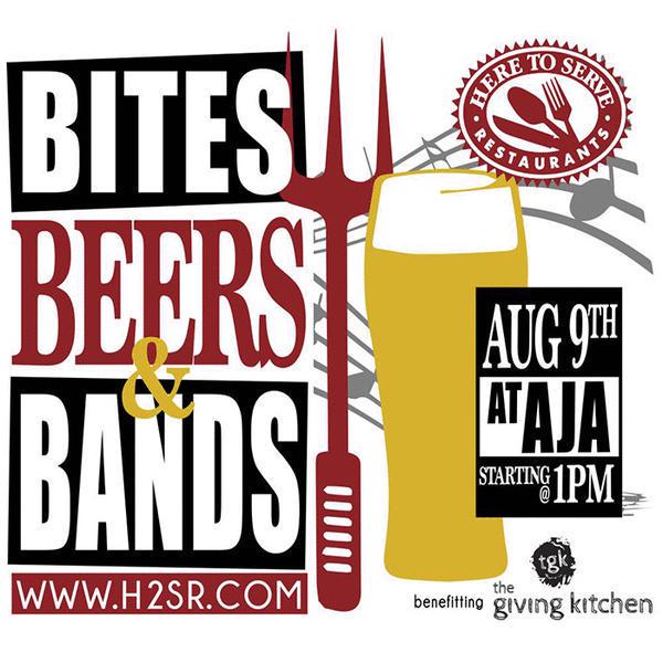 AtlantaXPLRR's tweet photo. Featured Event ⏩ #BitesBeersandBands benefiting the @GiveKitchen today at @ajaATL from 1pm to 6pm! #Atlanta #XPLRR http://t.co/tcxQi8aeUr