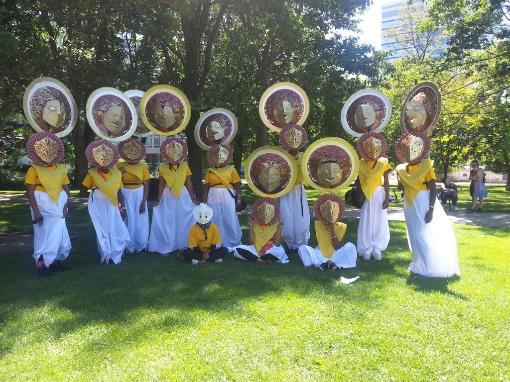 ArtStartsTO's tweet photo. #RingofFireTO #SewWhat #procession @CP24 @OurTorontoCBC @metrotoronto @globalnewsto @StarGTANews @CTVNationalNews http://t.co/yHwHF4frja