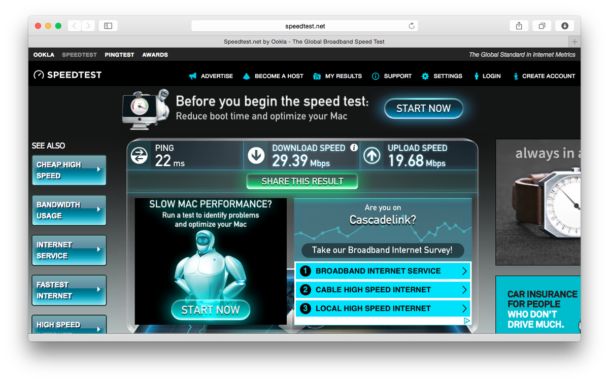 jesstaback's tweet photo. @hulu_support We have a Vizio smart TV and here are the results of the speed test. Let me know what you think ... thx http://t.co/URCM51JUBS