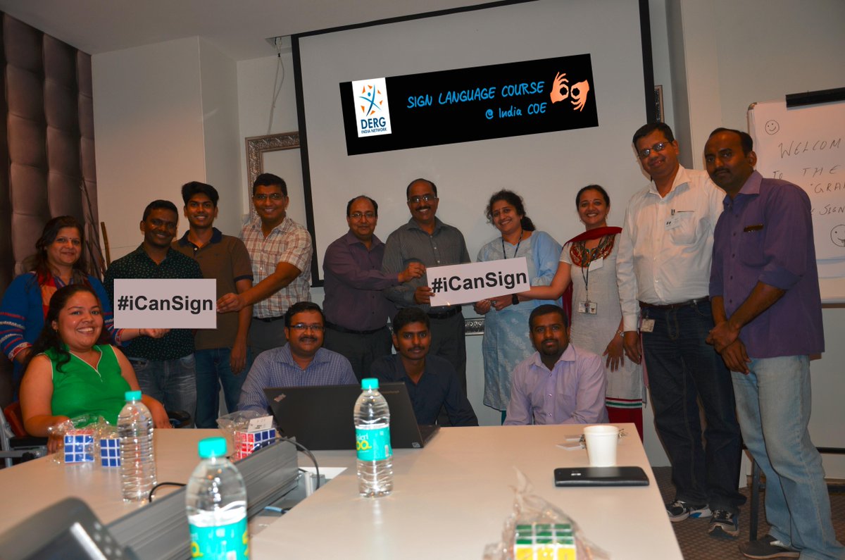 DeepaNarasimhan's tweet photo. We understand expressions and signs, we create a strong diverse community #Diversity #iCanSign #EMCIndiaCOE http://t.co/XW39NGDO9m