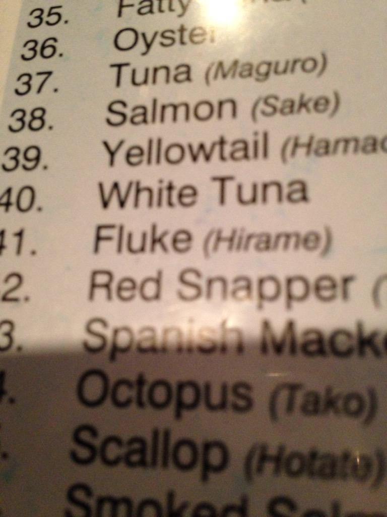 Halle_Maria's tweet photo. At lunch with Annalouise, found @Luke5SOS on the menu. #fluke http://t.co/h9DErchmDb