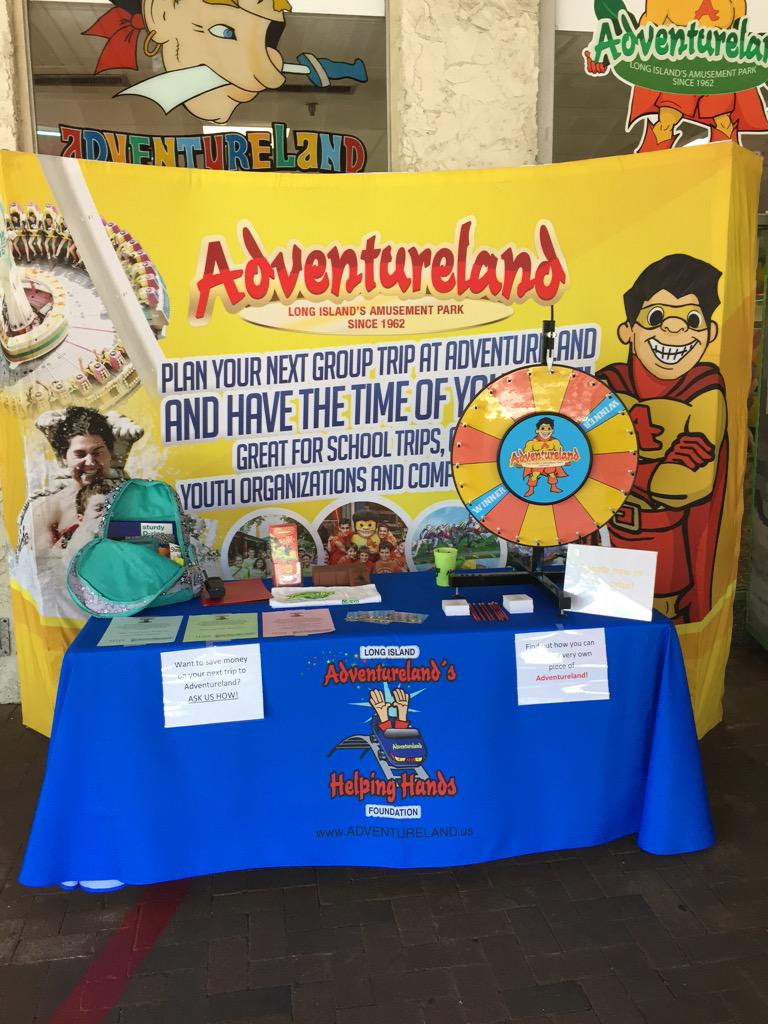 Learn what our foundation is all about today in front of the #arcade <a href="/AdventurelandLI/">Adventureland Long Island</a>! #SchoolSupplyDrive #LongIsland
