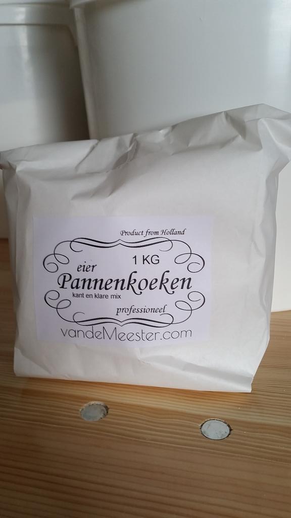 Werkt U professioneel met poffertjes pannenkoeken of crêpes? 
Ik stuur U graag een gratis proefzak.