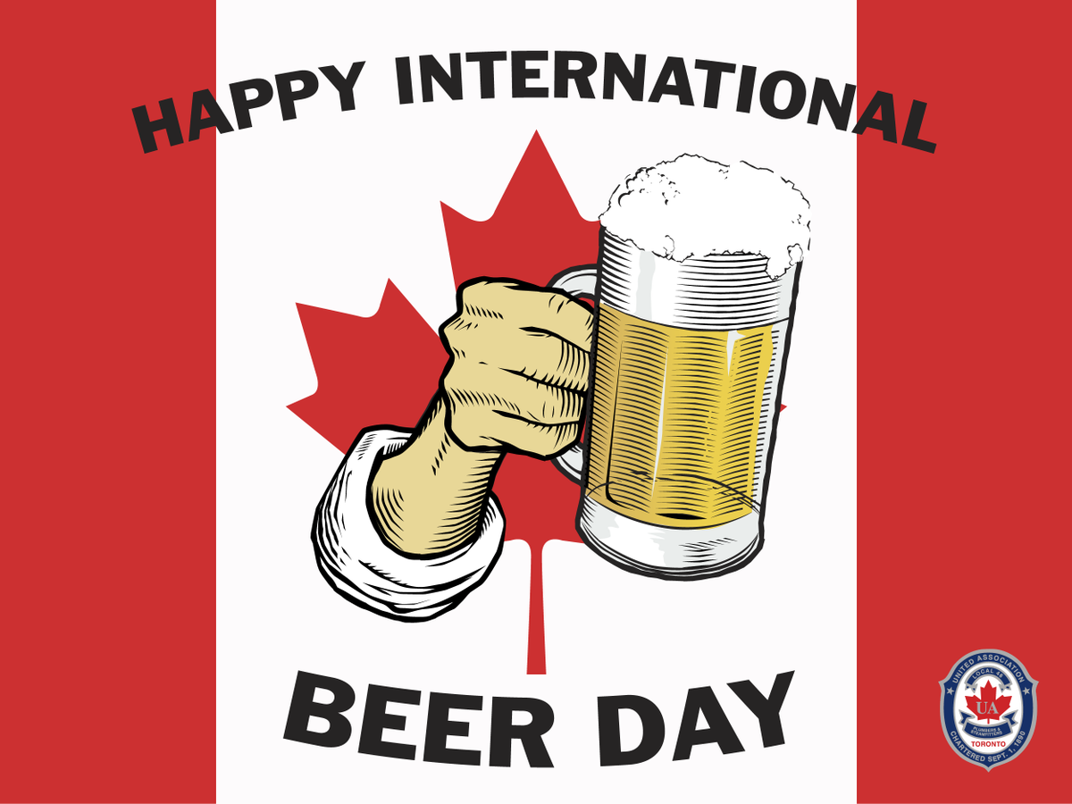 local46's tweet photo. Happy #InternationalBeerDay from UA 46. Have a great weekend! #canlab #46it #Toronto http://t.co/R0g7ntF2bQ