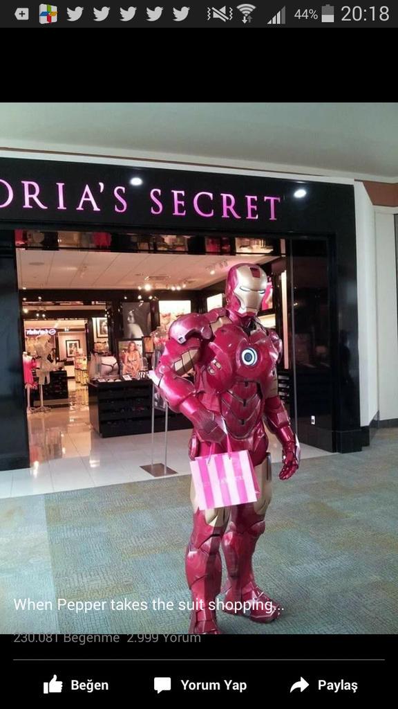 Peper zırhla alışverişe cıktı