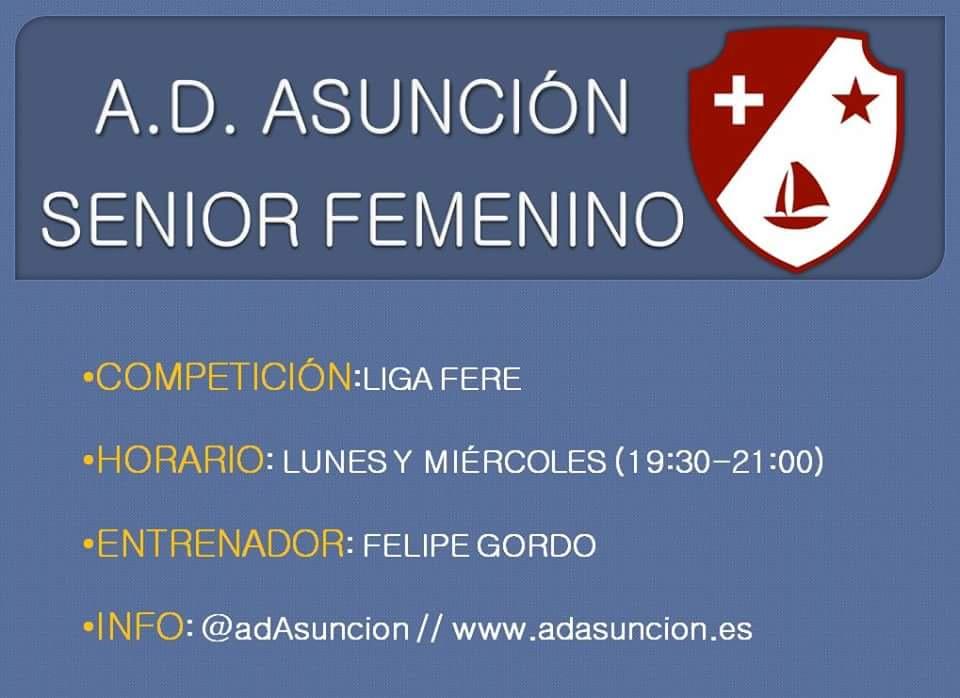 ADasuncion's tweet photo. Una de nuestras grandes ilusiones de la temporada...nuestro senior femenino. #juegaportucole http://t.co/5sYKWPXyLc
