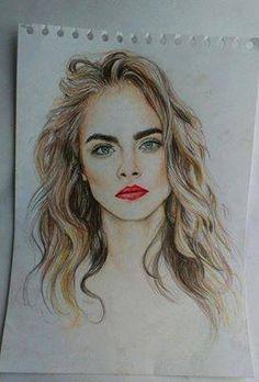 caradrawn's tweet photo. So beautiful 👌 @Caradelevingne #CaraDelevingne #CaraDelevingnedrawing http://t.co/4UZqZEOtZS