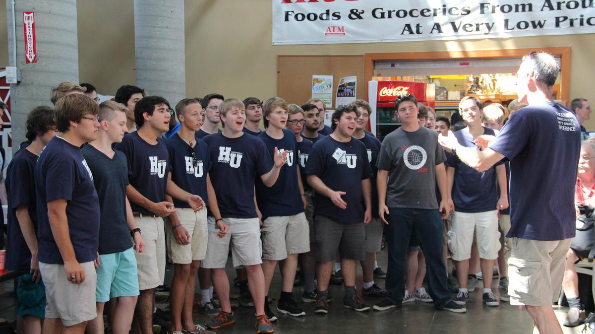 Next Gen Chorus singing at <a href="/nashfarmmarket/">Nashville Farmers Mk</a> during #harmonyu2015