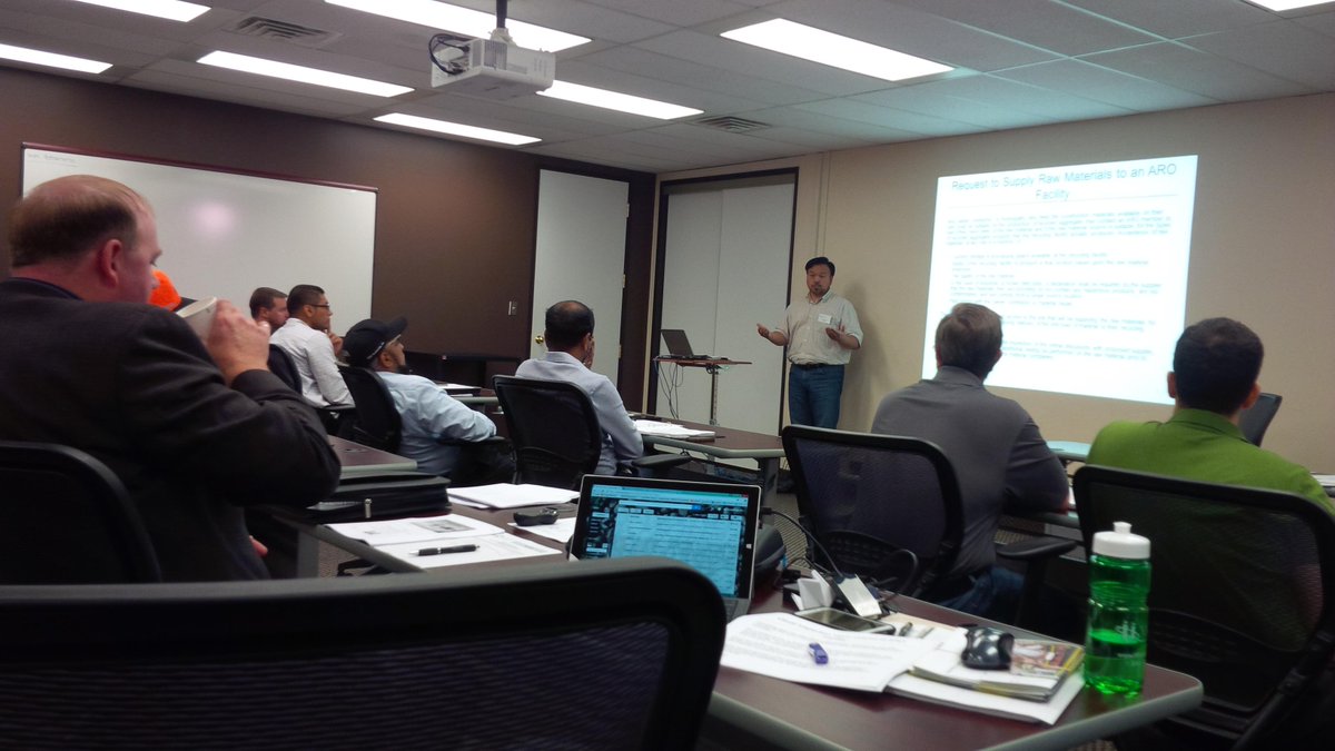 First 10 engineers being accredited as auditors today in Mississauga for #aggregate #recycling facility certification