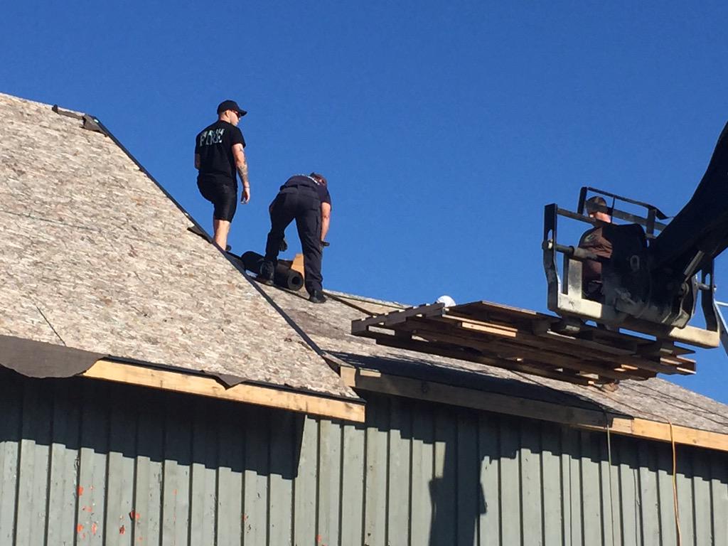 IAFFLocal4416's tweet photo. Members working to complete vent prop at our training center http://t.co/abseiJ2gNx