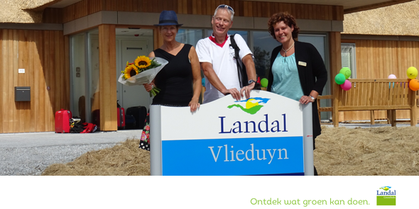 Vandaag opent #Landal Vlieduyn! De eerste gasten werden extra in het zonnetje gezet. ow.ly/QC5BV